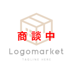 ダンボールと箱と家のロゴ