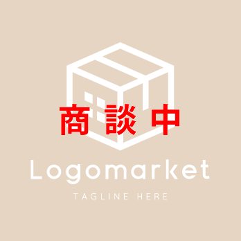 ダンボールと箱と家のロゴ