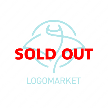 マンタとエイと海のロゴ