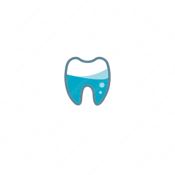歯と清潔感と誠実のロゴ