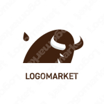 角と牛とミニマルのロゴ