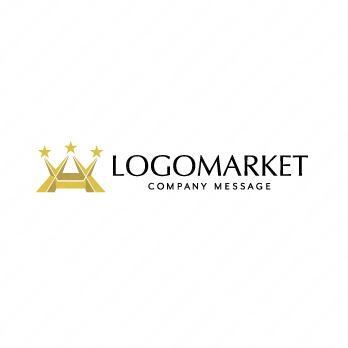 Aと三つ星とプロフェッショナルのロゴ