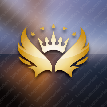 王冠とキングと翼のロゴ