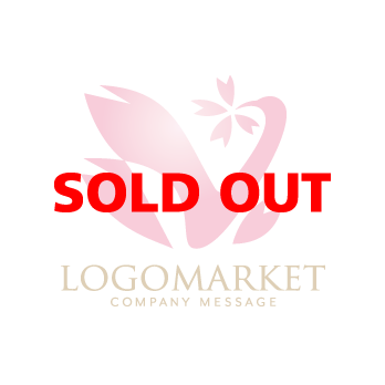 鳥と花とエレガントのロゴ