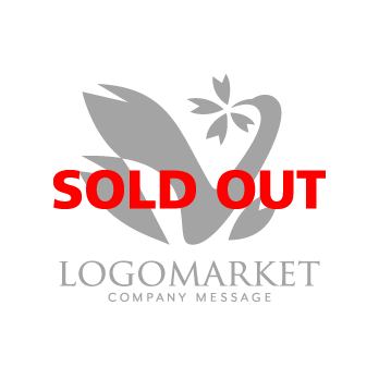 鳥と花とエレガントのロゴ