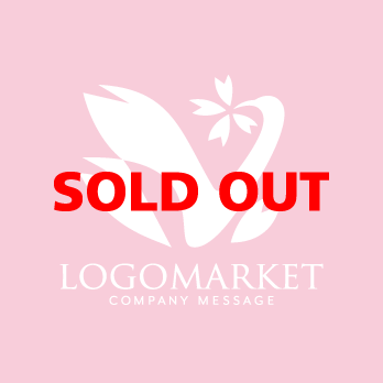 鳥と花とエレガントのロゴ