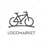 自転車とサイクリングとメンテナンスのロゴ