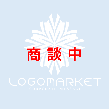花とシンメトリーと向上のロゴ