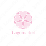 桜と家紋と和のロゴ