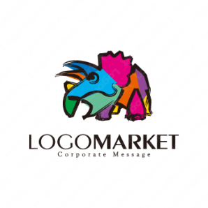 ロゴ作成デザインです ブルーム デザイン恐竜のマーク9トリケラトプスをイメージしたロゴマークです ロゴ作成デザインです ブルーム デザイン恐竜のマーク9トリケラトプスをイメージしたロゴマークです