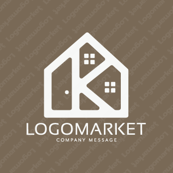 Kと家とシンプルのロゴ