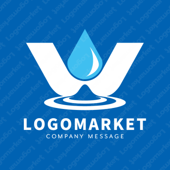 Wと水とグローバルのロゴ