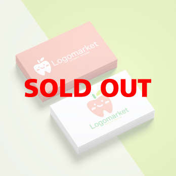 歯とりんごとキャラクターのロゴ