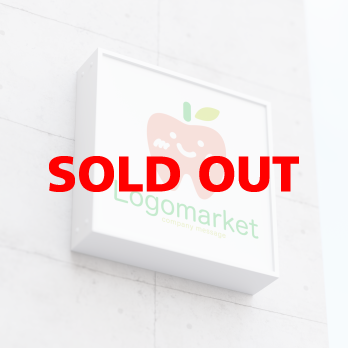 歯とりんごとキャラクターのロゴ