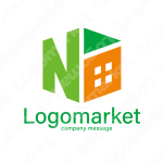 Nと家と目印のロゴ