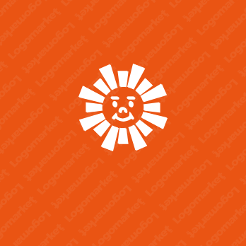 太陽と元気とエネルギーのロゴ