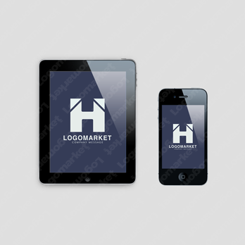 Hと家とユニークのロゴ