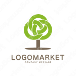 木と発展と結びのロゴ