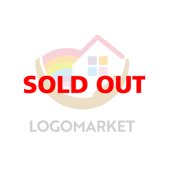 家と虹とサポートのロゴ