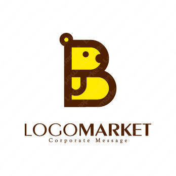 Bと熊とかわいいのロゴ