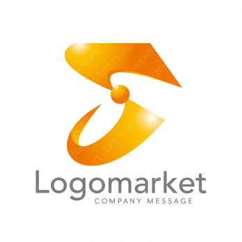 Sとオレンジとエネルギーのロゴ
