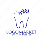歯と葉と健康のロゴ