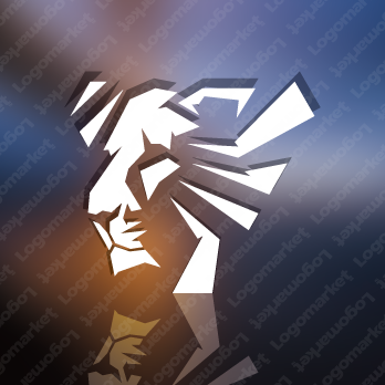 獅子と盾と三角のロゴ