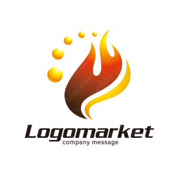 炎と情熱とアグレッシブのロゴ