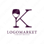 Kとワインとシンプルのロゴ