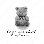 くまとぬいぐるみとベアーのロゴ