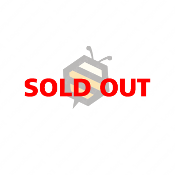 六角型と蜂とシンプルのロゴ