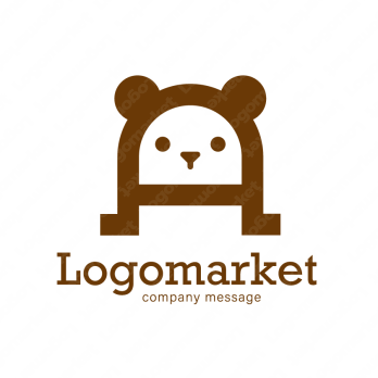 熊とAとシンプルのロゴ