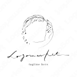 手と羽とキラキラのロゴ