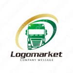 トラックと物流とプロフェッショナルのロゴ