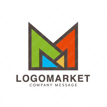 Mと1とつみきのロゴ