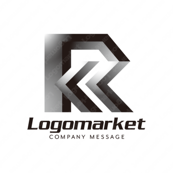 RとKと力強さのロゴ