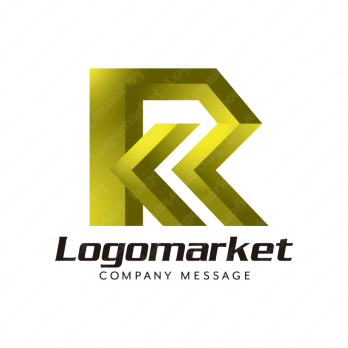 RとKと力強さのロゴ