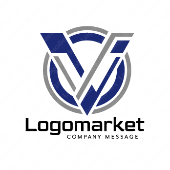 Vと勝利と改造のロゴ