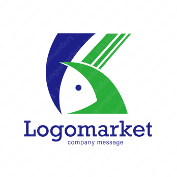 Kと魚とエネルギッシュのロゴ