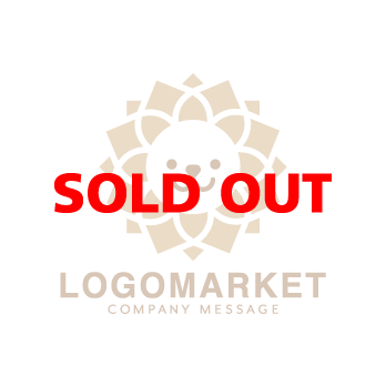 ライオンとかわいいと親しみやすいのロゴ