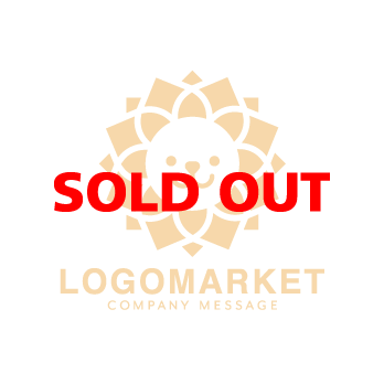 ライオンとかわいいと親しみやすいのロゴ