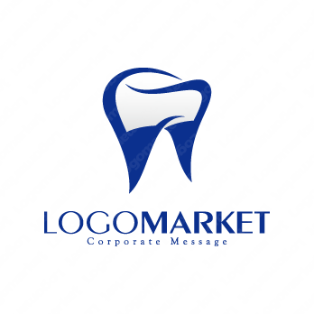 歯周病予防とユニークと上質感のロゴ