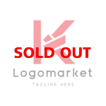 Kと一重結びと和風のロゴ