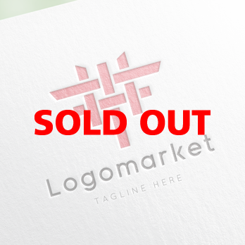 Tとtと和風のロゴ