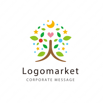 木と人と希望のロゴ