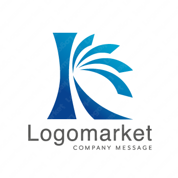 Kとデジタルと発展のロゴ