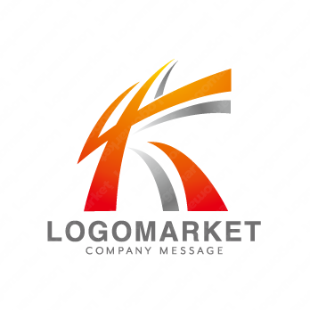 Kとスピード感と風のロゴ