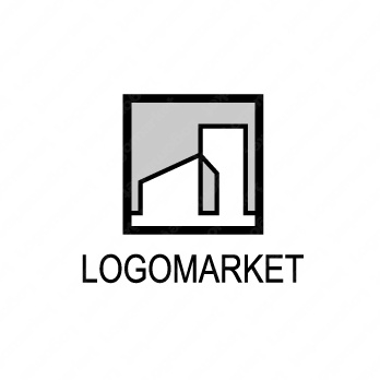 家と住宅とシンプルのロゴ