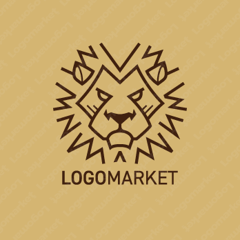 獅子とトゲとライオンのロゴ
