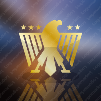 翼と鷹と堅実のロゴ